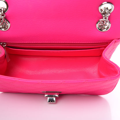 Chanel Goatskin Quilted 2.55 Reissue Mini Flap Fluorescent Pink 5 of 10