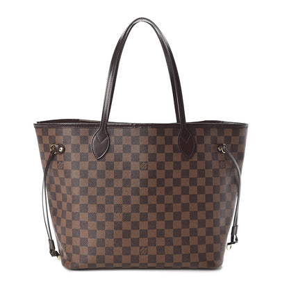Louis Vuitton Damier Ebene Neo Neverfull MM Rose Ballerine 1 of 10