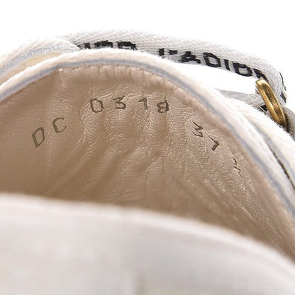 Christian Dior Canvas Walk'n Dior Low Top Sneakers 37.5 White 7 of 8