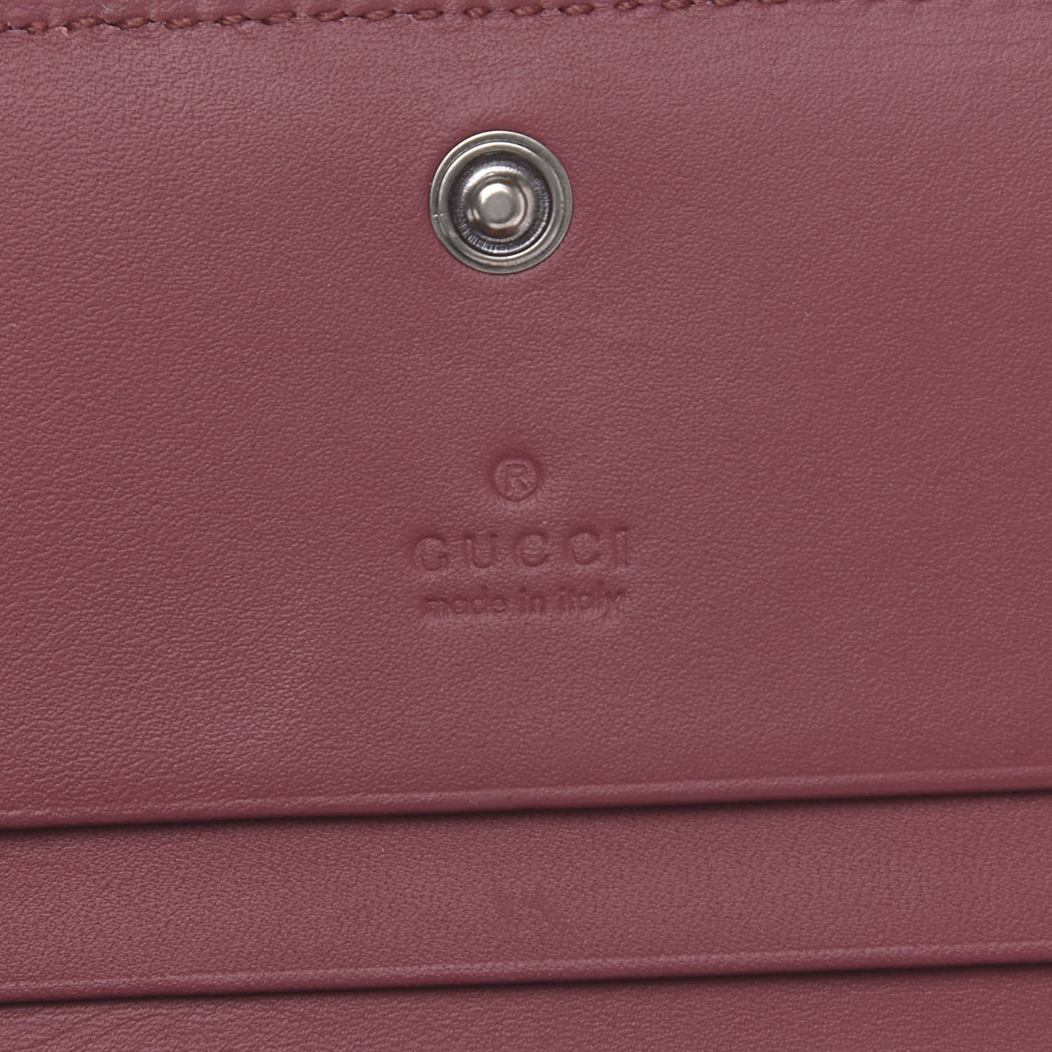 Gucci GG Supreme Monogram Blooms Card Case Beige Multicolor Dry Rose 6 of 10
