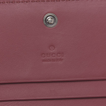 Gucci GG Supreme Monogram Blooms Card Case Beige Multicolor Dry Rose 6 of 10