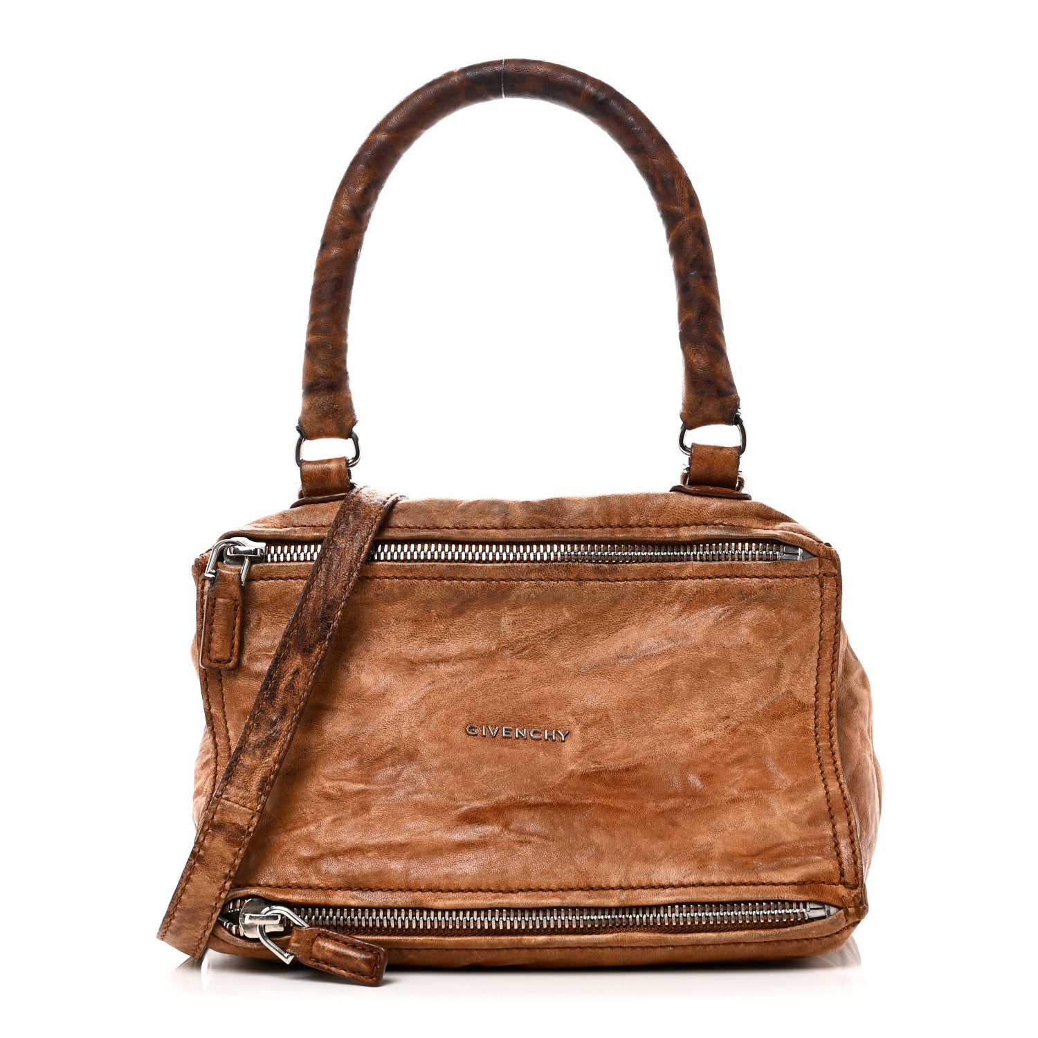 Givenchy Tumbled Sheepskin Small Pandora Cigare 1 of 13