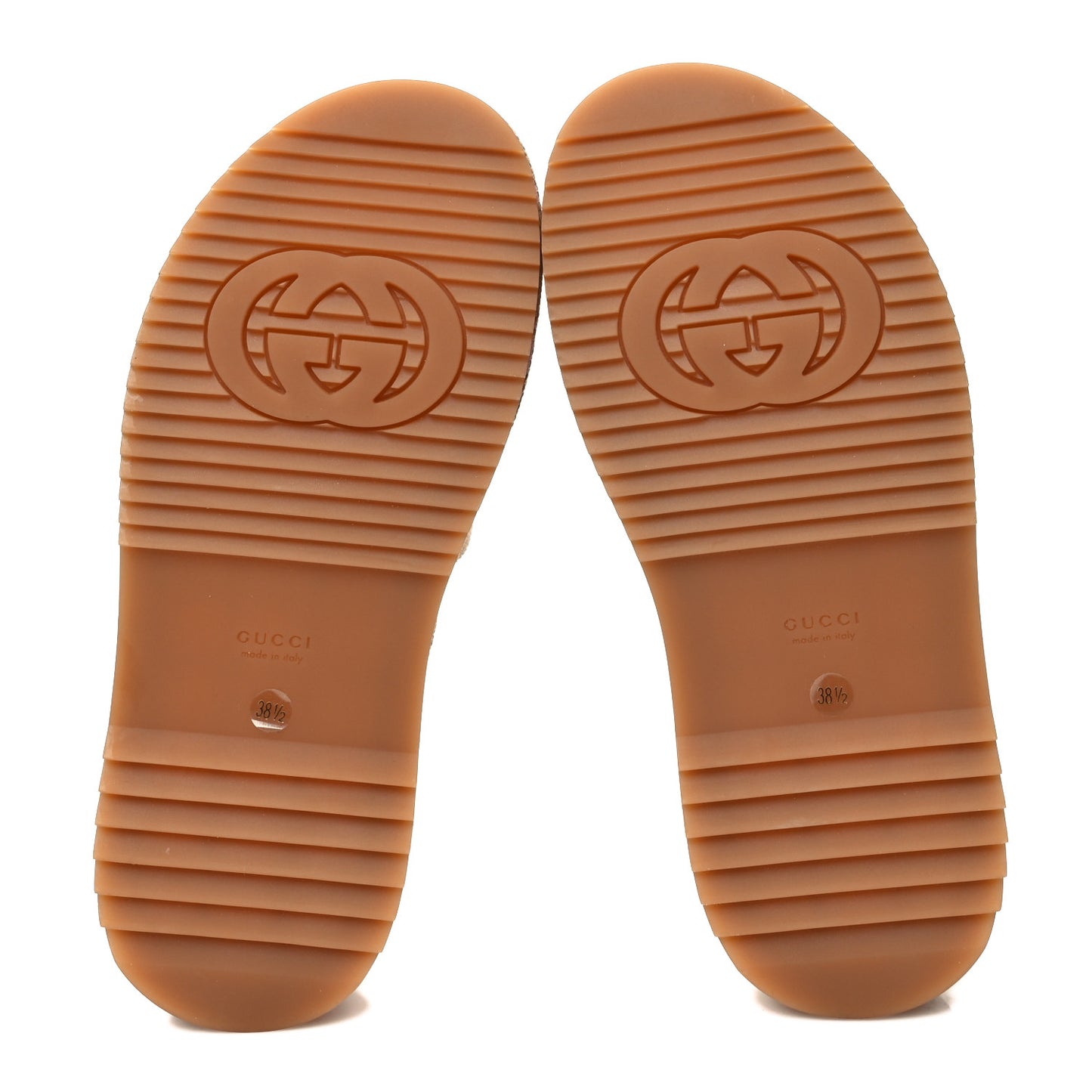 Monogram Jumbo GG Angelina Platform 55mm Slide Sandals 38.5 Beige Perfect Pink