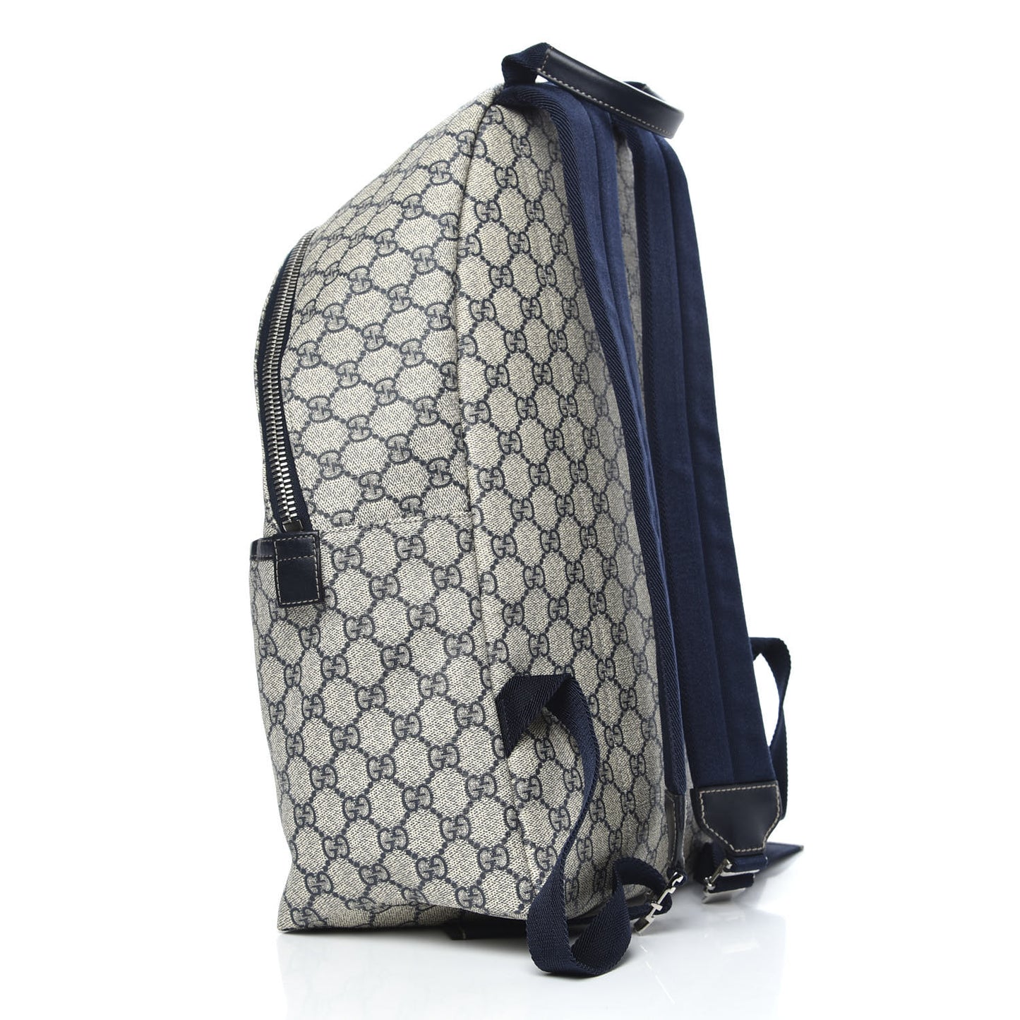 GG Supreme Monogram Medium Classic Backpack Navy