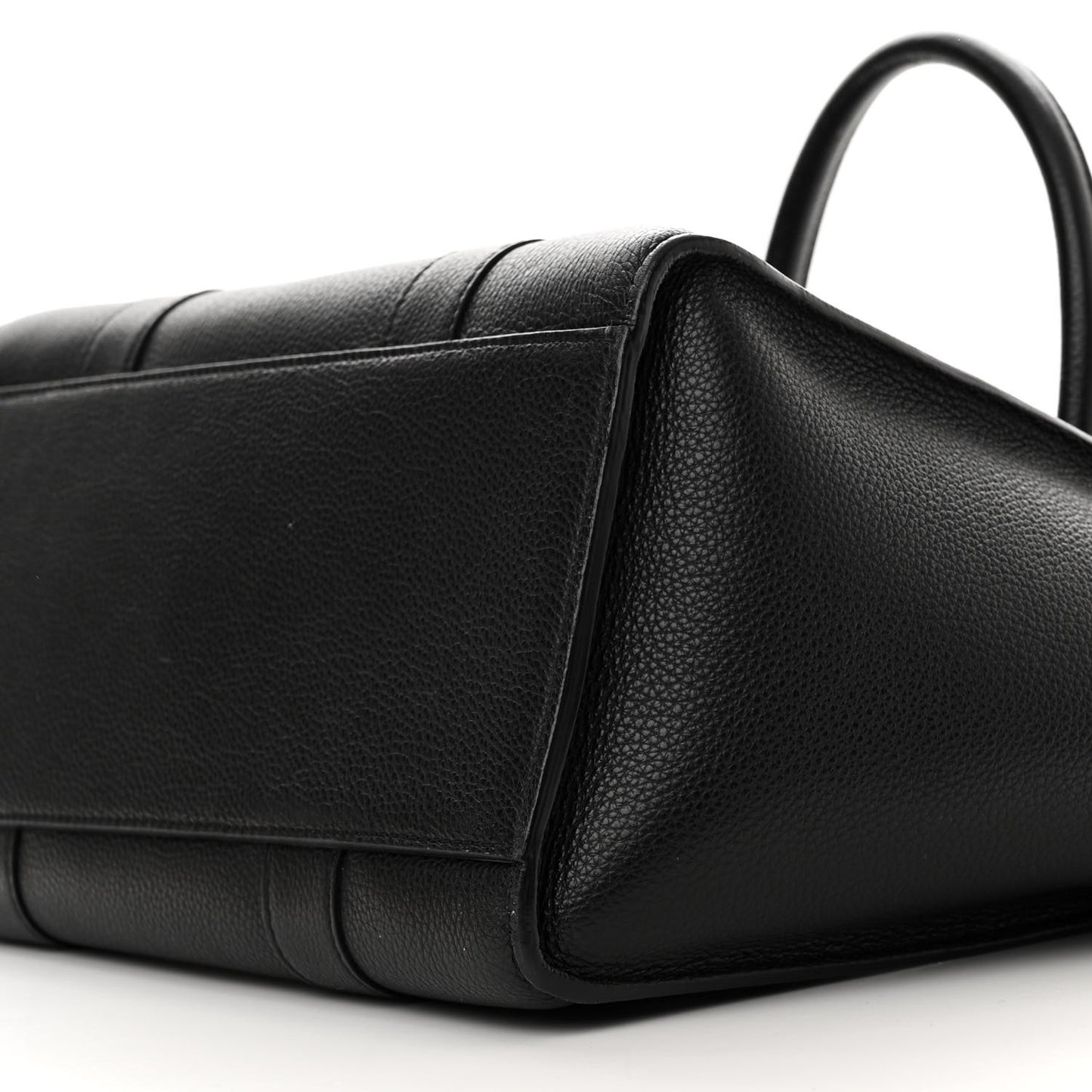Classic Grain Small Bayswater Zip Tote Black