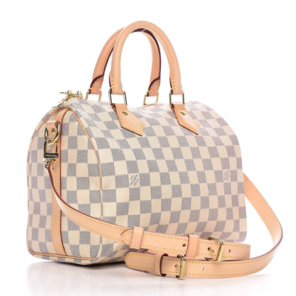 Louis Vuitton Damier Azur Speedy Bandouliere 25 3 of 12