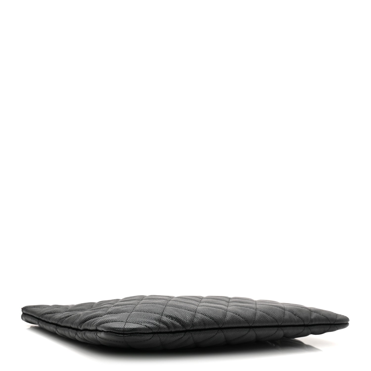 Chanel Caviar Quilted Medium Cosmetic Case Black 4 of 7