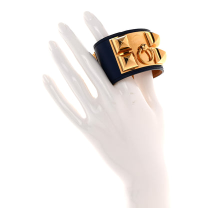 Hermes Swift Collier De Chien CDC Bracelet S Bleu Saphir 2 of 5
