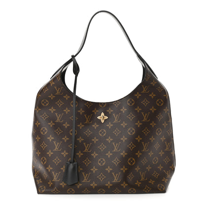 Louis Vuitton Monogram Flower Hobo Black 1 of 8
