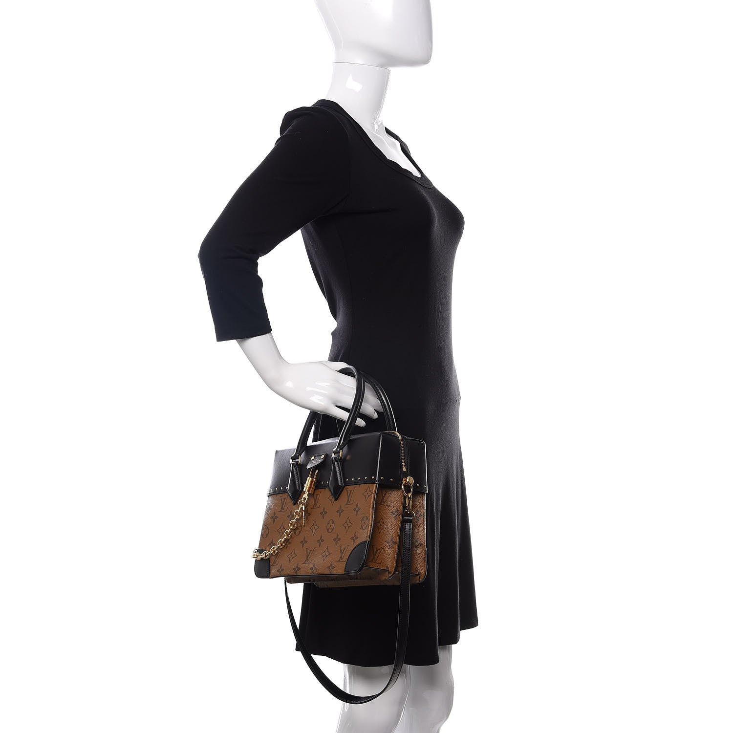 Louis Vuitton Reverse Monogram City Malle MM 2 of 9