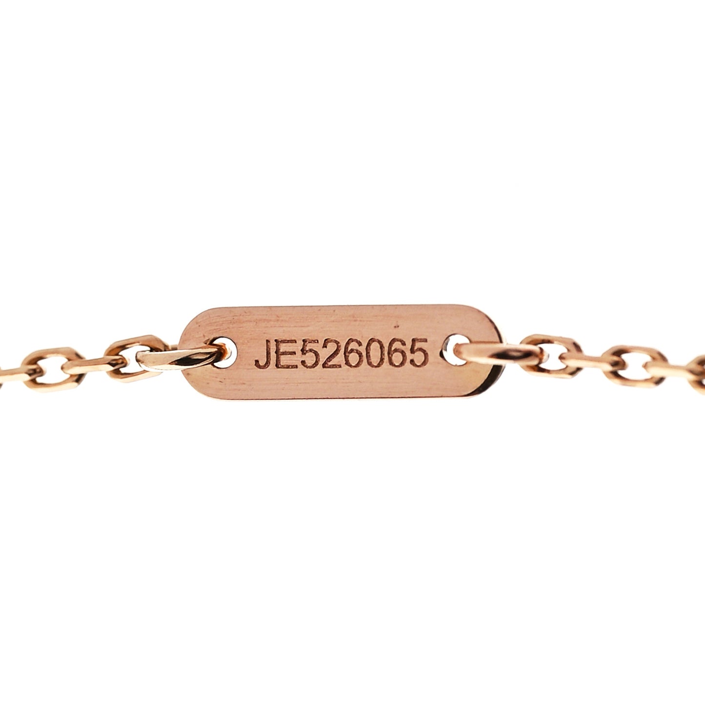 18K Rose Gold Sweet Alhambra Pendant Necklace