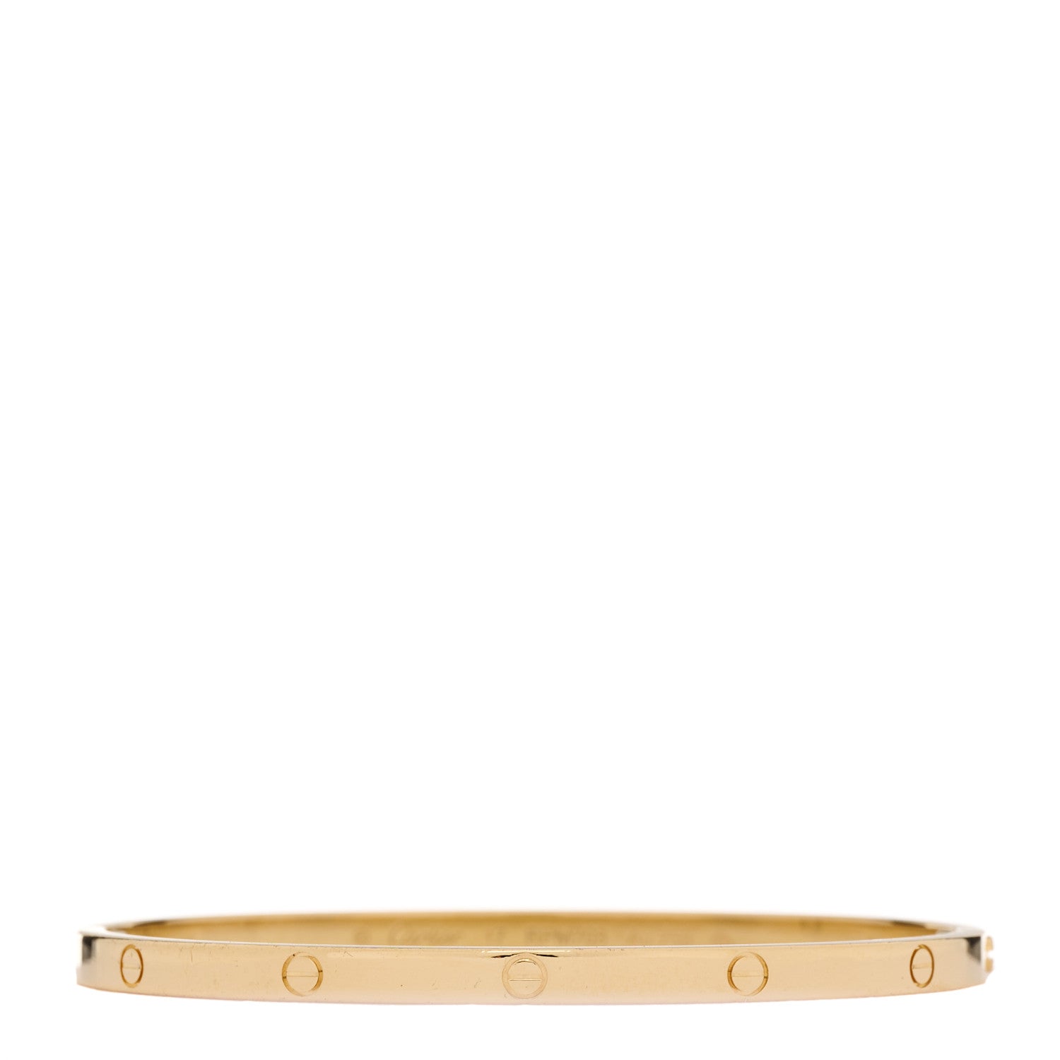 Cartier 18K Yellow Gold Small LOVE Bracelet 17 1 of 10