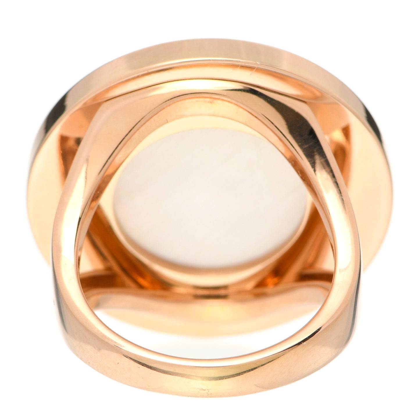 18K Yellow Gold Mother of Pearl BVLGARI BVLGARI Ring 52 6