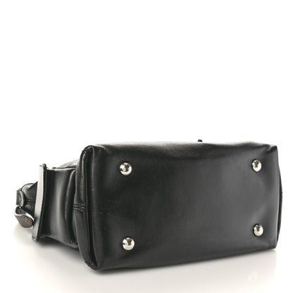 Louis Vuitton Lambskin CarryAll Cargo Vibe PM Black 4 of 10