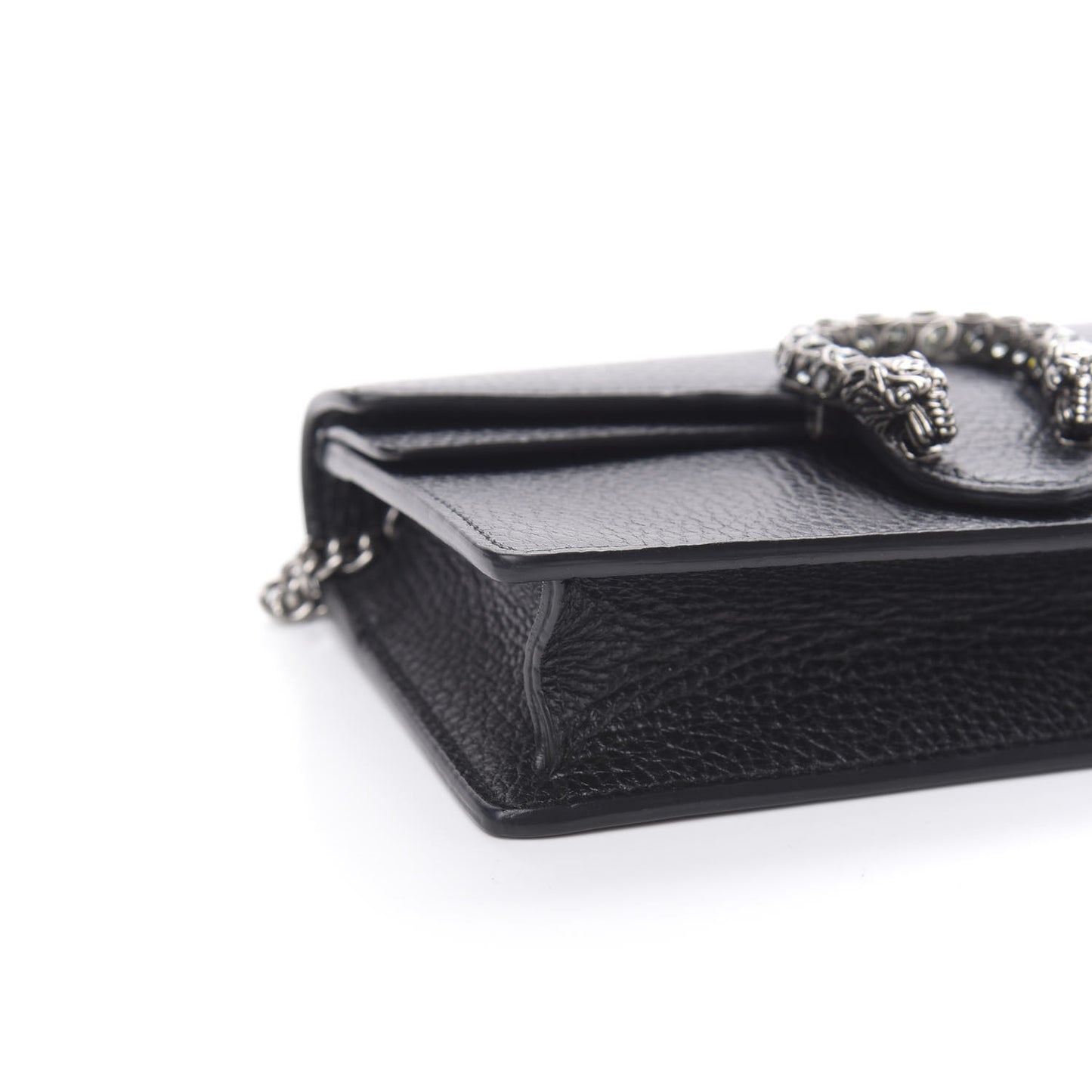 Calfskin Super Mini Dionysus Shoulder Bag Black