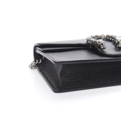 Gucci Calfskin Super Mini Dionysus Shoulder Bag Black 7 of 10
