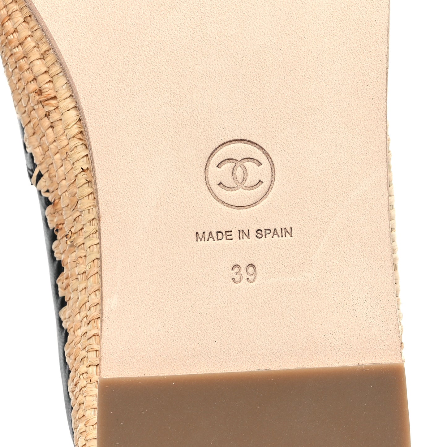 Lambskin Grosgrain Espadrilles 39 Navy Black