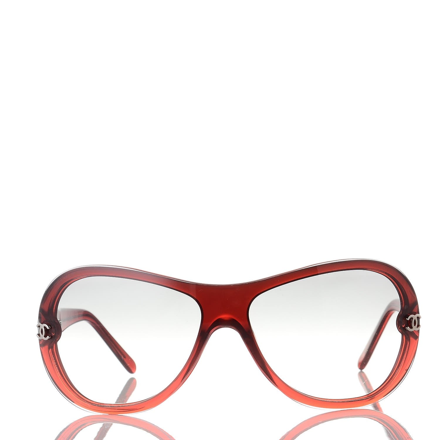 Chanel CC Logo Sunglasses 5066 Red 2 of 7