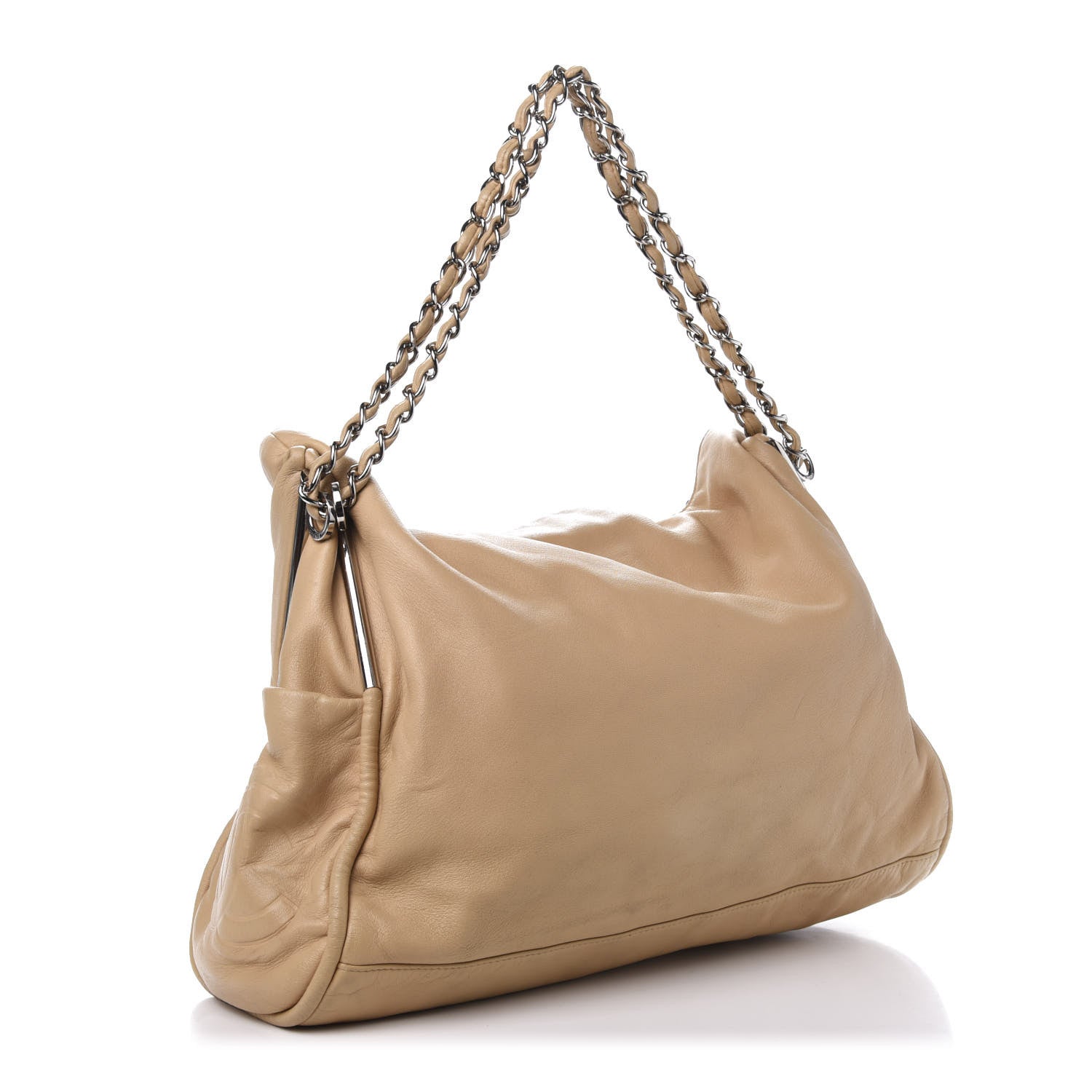 Chanel Lambskin Large Ultimate Soft Tote Beige 3 of 13