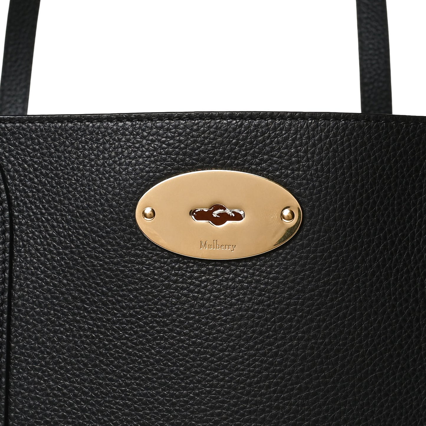 Small Classic Grain Bayswater Tote Black