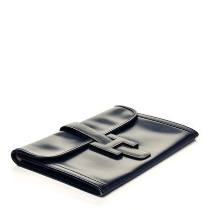 Hermes Box Jige PM Clutch Indigo 4 of 6