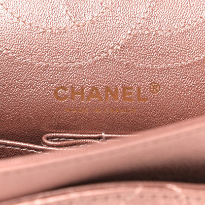 Chanel Metallic Grained Calfskin Quilted 2.55 Reissue 225 Flap Copper Pink 7 of 8