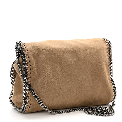 Stella McCartney Shaggy Deer Mini Falabella Fold Over Tote Beige 3 of 10