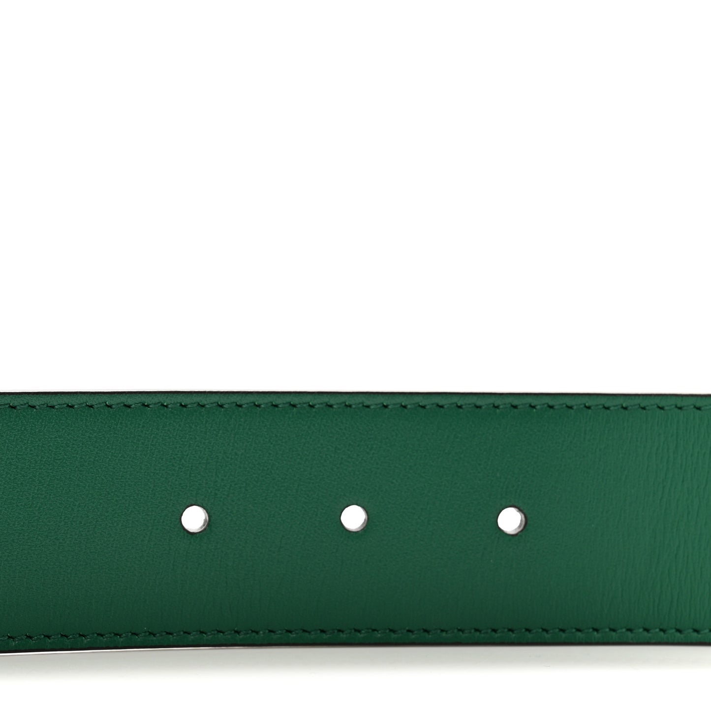 Calfskin Ceramic Glass Double G 40mm Belt 85 34 Emerald Multicolor