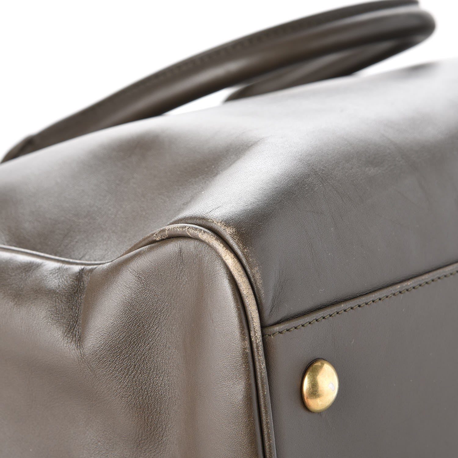 Saint Laurent Calfskin Classic Duffle 12 Earth 11 of 12