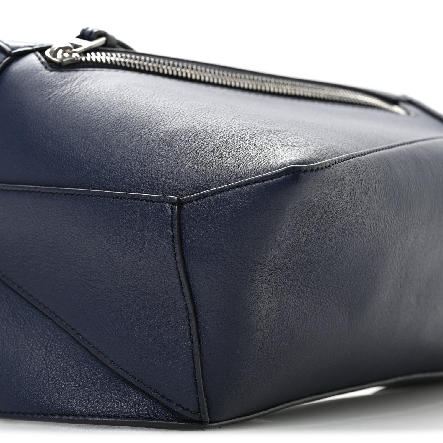 Loewe Calfskin Small Puzzle Edge Bumbag Navy Blue 9 of 10