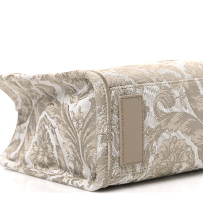 Versace Jacquard Barocco Small Athena Tote Beige 8 of 9