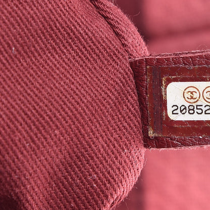 Chanel Canvas Large Deauville Tote Red 7 of 15