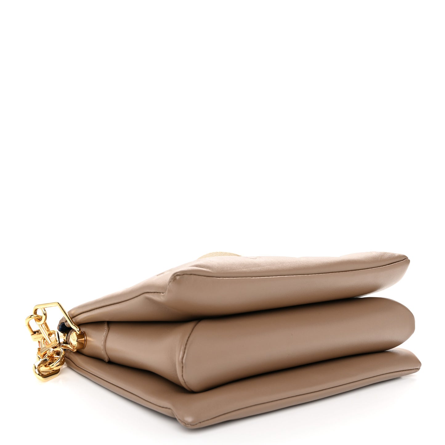 Lambskin Embossed Monogram Coussin PM Taupe
