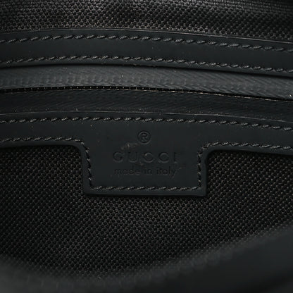 Gucci Rubber Effect Monogram GG Waist Belt Bag Black 6 of 9