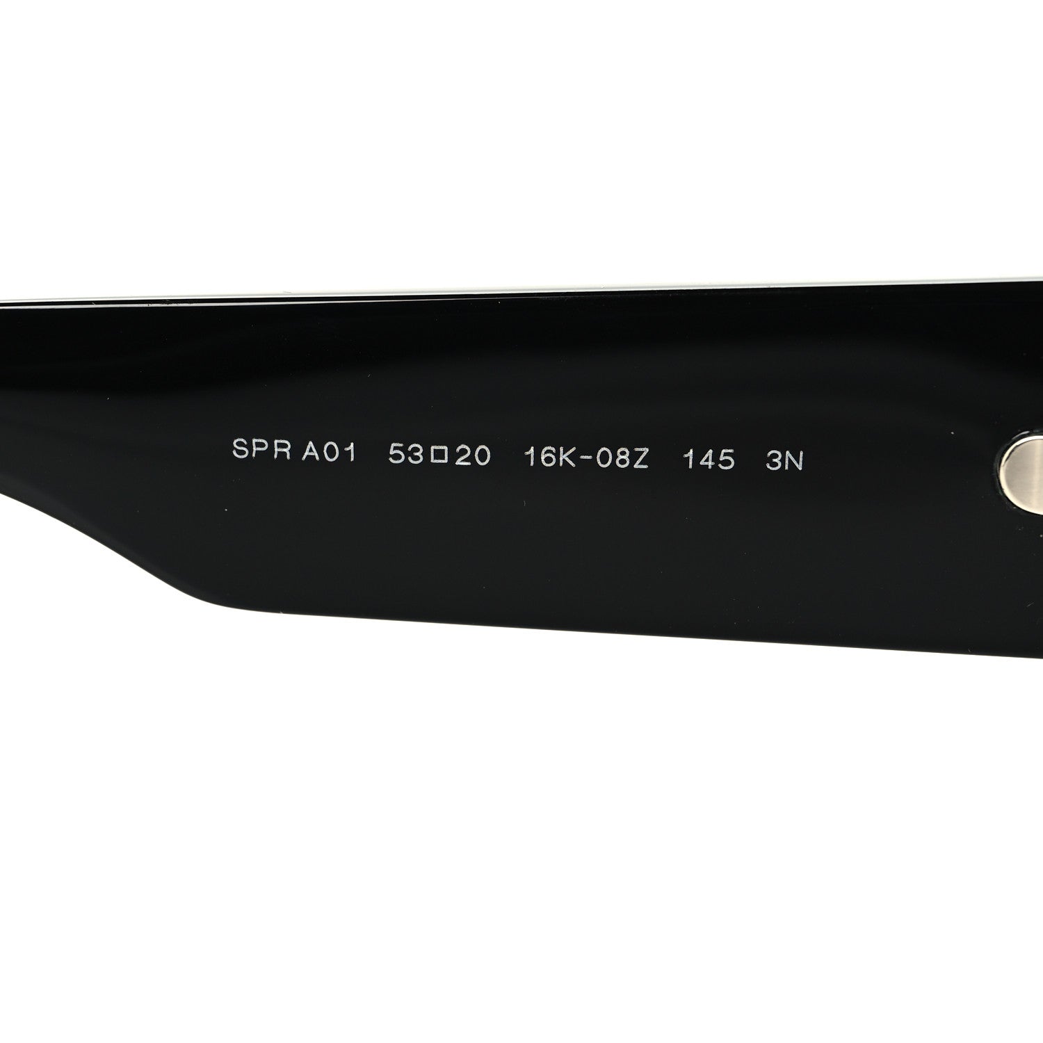 Prada Acetate Pillow Sunglasses SPR A01 Black 6 of 7
