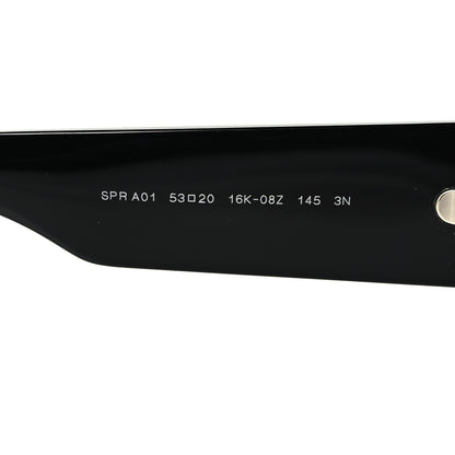 Prada Acetate Pillow Sunglasses SPR A01 Black 6 of 7