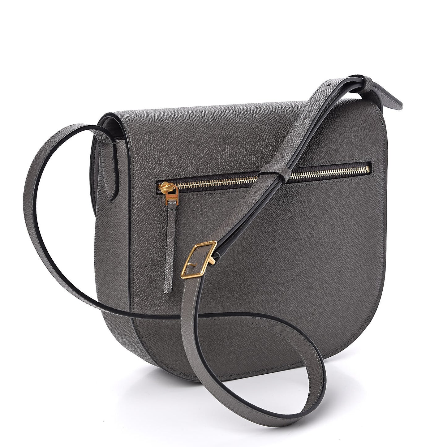 Grained Calfskin Compact Trotteur Stone