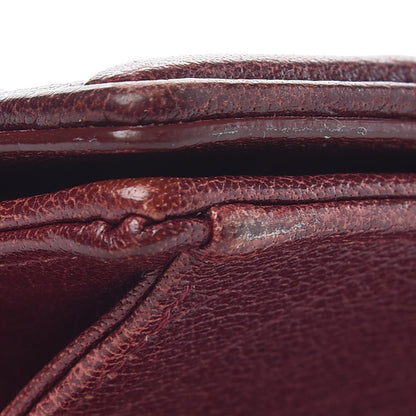 Christian Dior Calfskin Medium Diorama Flap Bag Burgundy 9 of 14