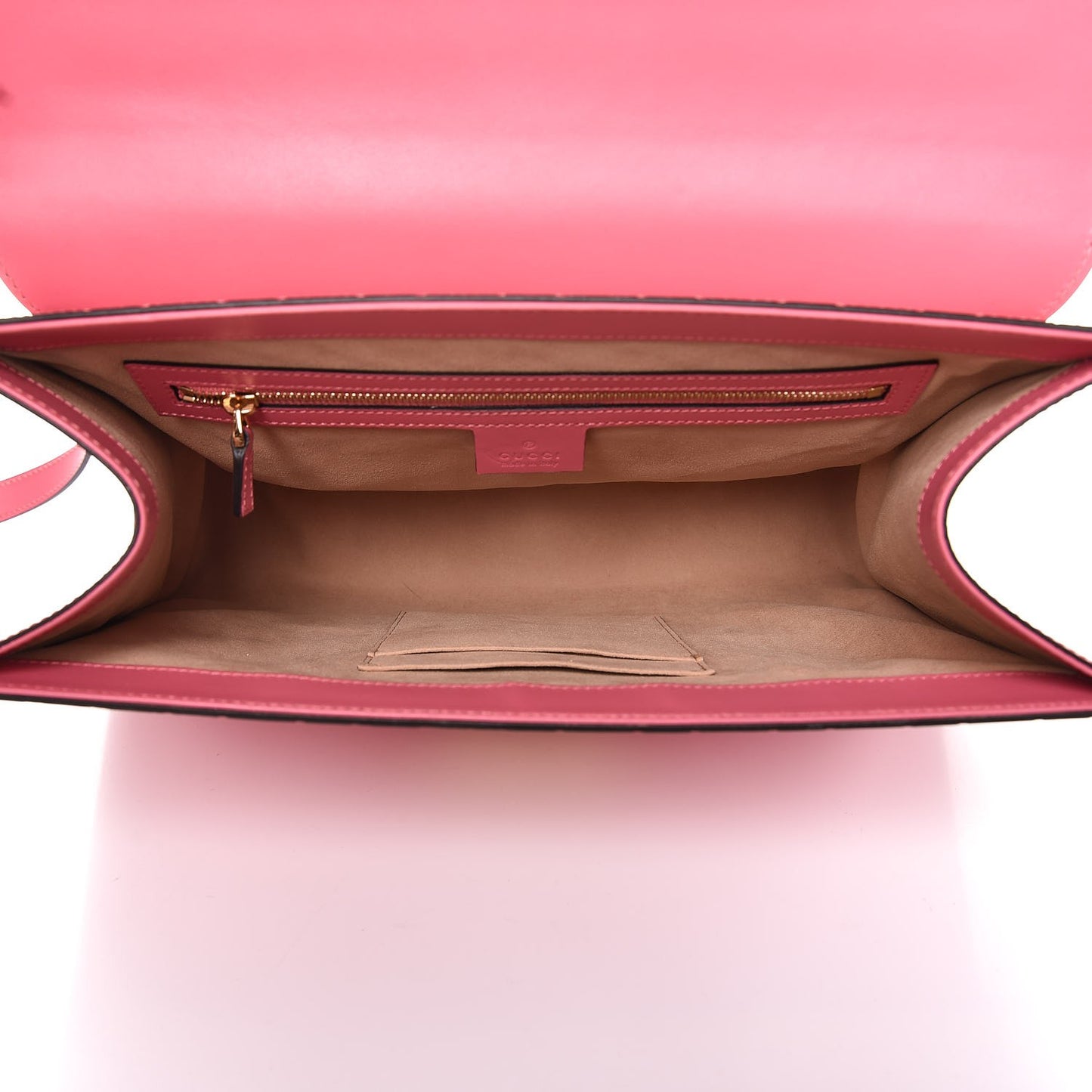 Guccissima Signature Medium Padlock Top Handle Bag Flush
