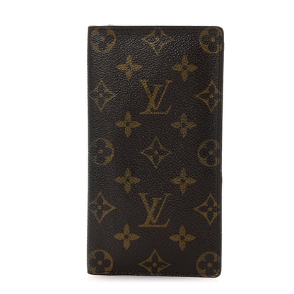 Louis Vuitton Monogram Porte Valeurs Checkbook Wallet 1 of 6