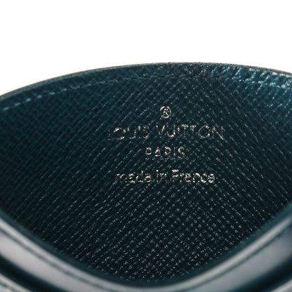 Louis Vuitton Epi Card Holder Cyan 5 of 6
