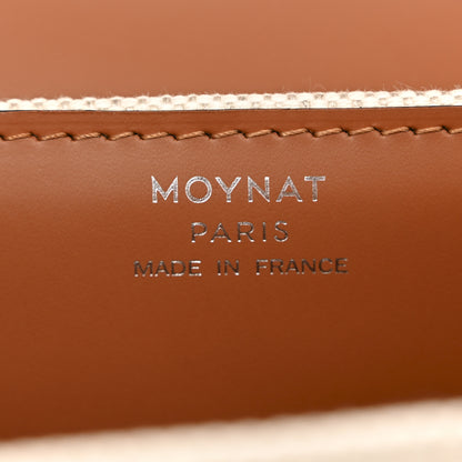 Moynat Cotton Canvas Linen Calfskin Gabrielle BB Brown 6 of 10