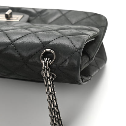 Chanel Iridescent Calfskin Quilted 2.55 Reissue 227 Flap Black 14 of 17