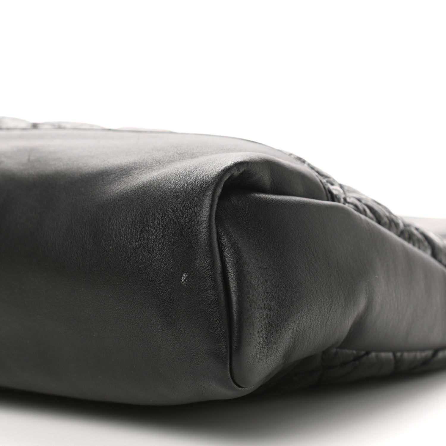 Chanel Crumpled Calfskin Quilted 31 Large Shopping Bag Black 10 of 10