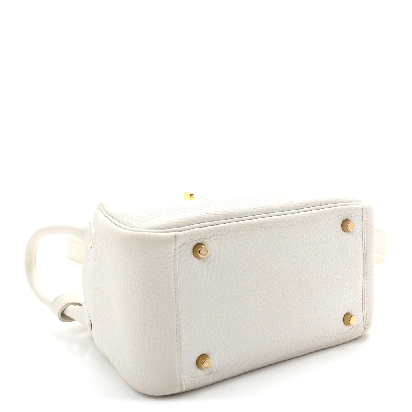 Taurillon Clemence Mini Lindy 20 New White