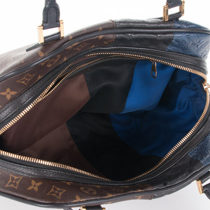 Louis Vuitton Monogram Stripes Medium Bag Marine 5 of 7