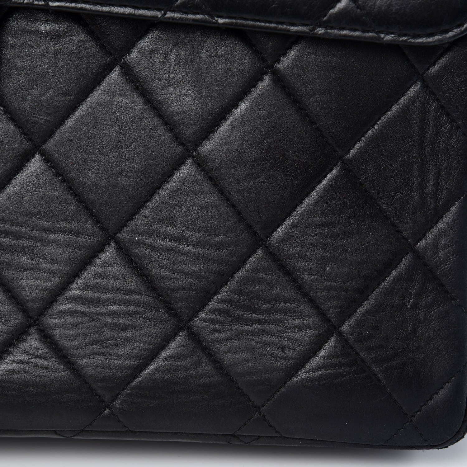 Chanel Lambskin Quilted Jumbo Single Flap Black 9 of 18