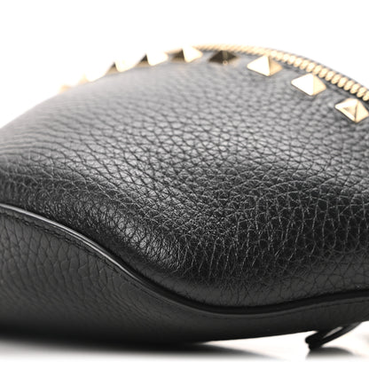 Valentino Garavani Calfskin Rockstud Belt Bag Black 9 of 9