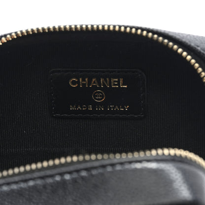 Chanel Caviar Quilted Clutch With Chain Black 6 of 10