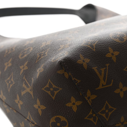 Louis Vuitton Monogram Flower Hobo Black 10 of 13